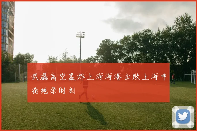 武磊高空轰炸上海海港击败上海申花绝杀时刻